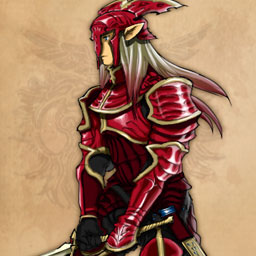 神殿骑士阿方索立绘