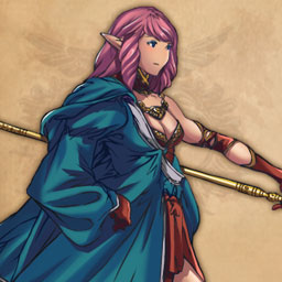 黑魔导士由莉娅立绘